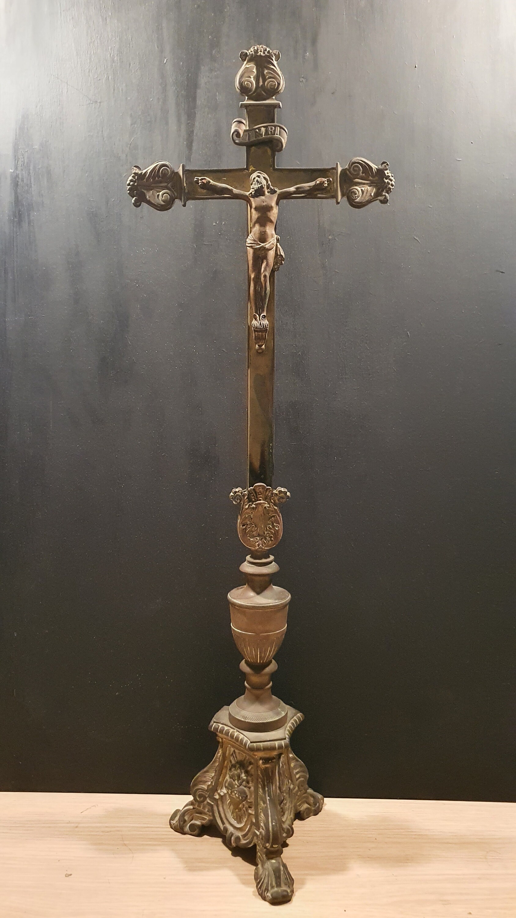 Antique Grand Crucifix