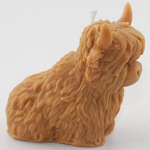 Highland Cow Candles Set of 2 Hand-Poured Soy-Beeswax Blend Scottish Cow Gift Eco-Friendly Free US Shipping image 18
