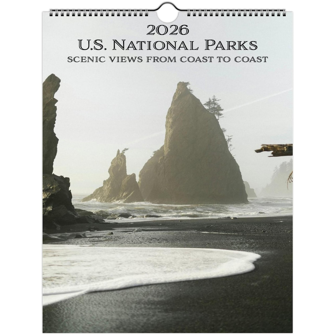 2026 U.S. National Parks Wall Calendar 12-month Scenic Landscape