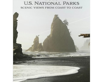Calendario de pared de los Parques Nacionales de EE. UU. 2026. Fotografías panorámicas de paisajes de 12 meses. Incluye días festivos de los Parques Nacionales y festivos de EE. UU. Regalo para amantes de la naturaleza.