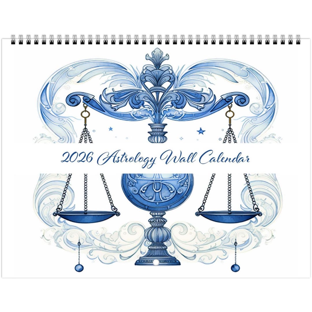 2026 Astrology Wall Calendar 2026 Zodiac Calendar 2026 Astrology Gift ...