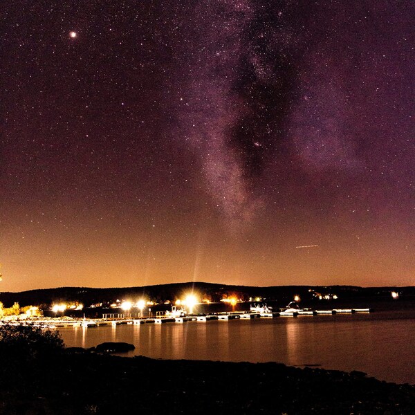 Milky Way over Lake Wallenpaupack