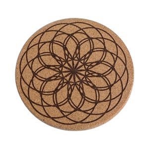 Engraved Cork Trivet
