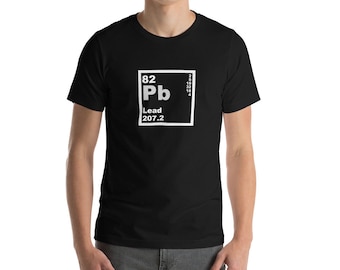 Table of Elements - Lead - Short-Sleeve Unisex T-Shirt