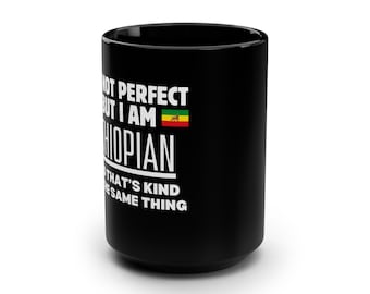 15oz Mug Ethiopian Coffee Tea Rasta Haile Selassie African Decor Buy Black Liberation Motherland Reggae Music Gift Ceramic
