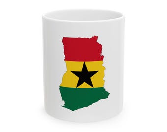 Ghana Style Motherland Coffee Tea Mug Marcus Garvey African Decor Buy Black Liberation Gift for King Queen Him Her