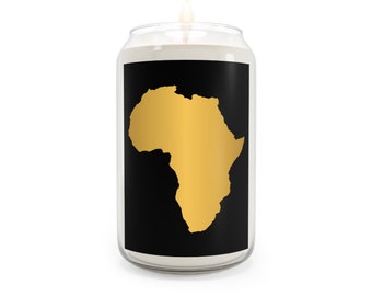 Marcus Garvey Buy Black RBG African Liberation Motherland Kwame Nkrumah Ghana Pro-Black Anti Racism Scented Candle 13.75oz