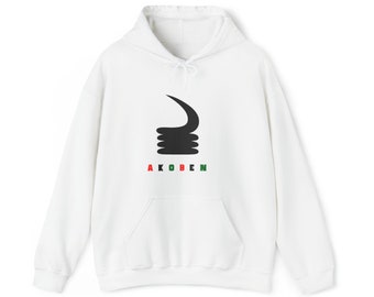 Akoben Adinkra Akan Culture Ghana Style Buy Black Liberation Nkrumah Rasta Gift for King Queen Him Her Kwanzaa Hoodie