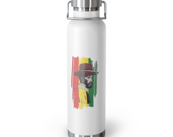 Lion of Judah Rastafari Haile Selassie Bob Marley Buy Black Liberation Reggae Music Festival Camping Bottle Black Power African Decor