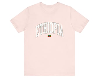T shirt Ethiopia Negus Rastafari Habesha Amharic Free Africa Fashion Unisex Gift for Him Her Man Woman