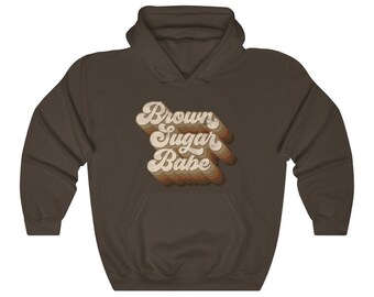 Black Woman Empowerment Brown Sugar Hoodie Melanin Queen, Black Culture Hoodie, African Fashion , Black History , Black Liberation Hoodie