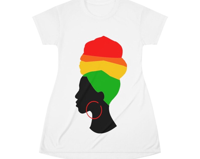 Melanin Queen Black Woman Art Locstyles Rastafari Team Natural Chocolate Buy Black Power T-shirt Gift for Her