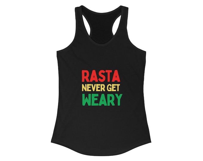 Lion of Judah Rastafari Haile Selassie Bob Marley Reggae Music Lover's African Fashion Buy Black Jamaica T-shirt Women's Racerback Tank Gift