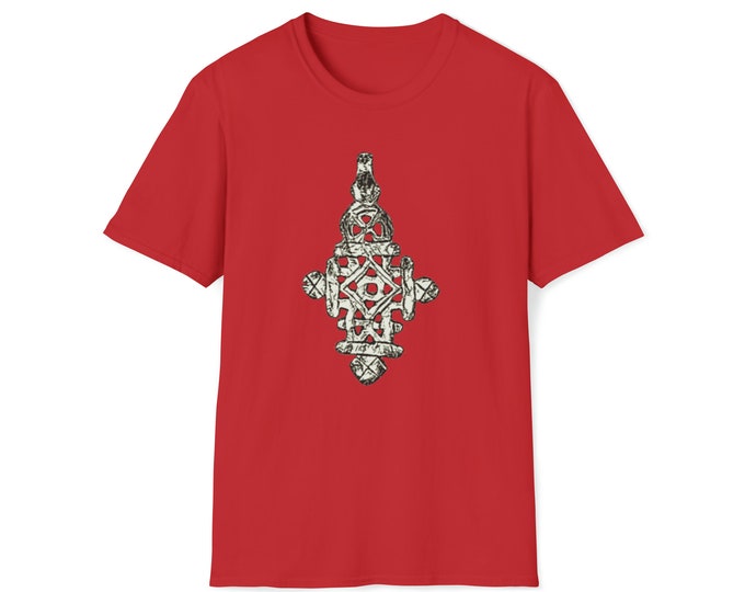 Ethiopian Orthodox Christian Cross Unisex T-shirt Rastafari Haile Selassie Lion of Judah Buy Black