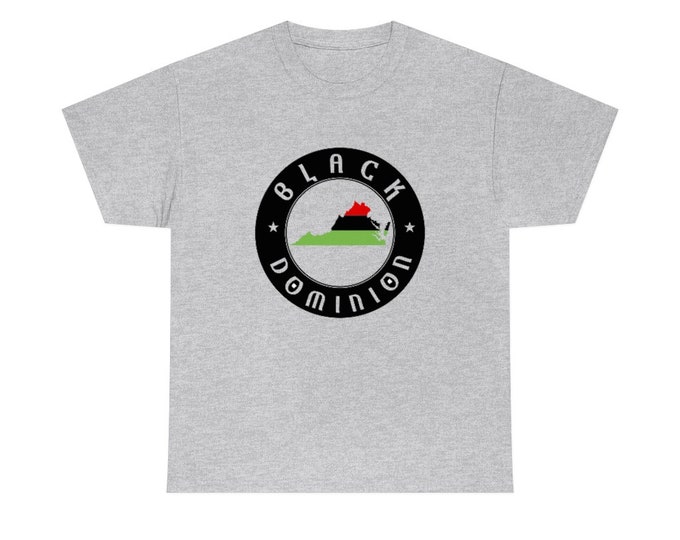 Black Dominion Buy Black Marcus Garvey African Liberation Virginia History BLM T-shirt Gift for Him Her
