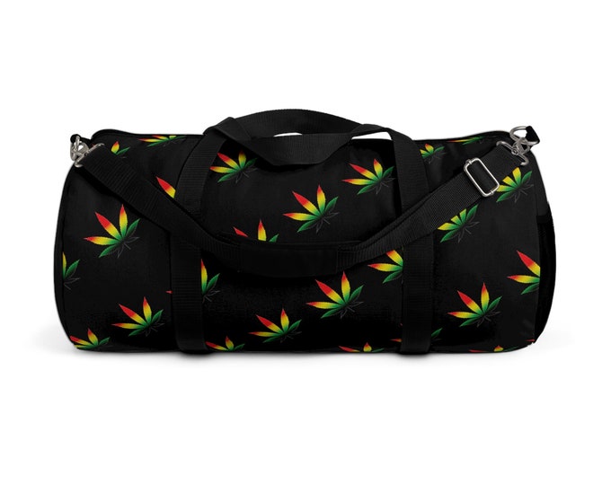 Reggae Music Ethiopia Jamaica Natural Melanin Magic Plant Buy Black Liberation Rastafari Essence Festival Gift for Him Her Duffel Bag