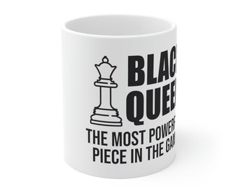 Buy Black Queen Melanin Magic Coffee Tea 11 oz Mug Gift for Mom,African American Gift, Black Pride Mug, Best Gift For Mother's Day,Mom Love