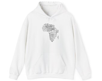 Hoodie Unisex Heavy Blend Hooded Sweatshirt Buy Black Liberation Rasta Man Woman Gift for Him Her Marcus Garvey Motherland