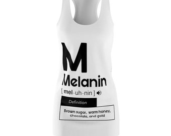 Melanin Queen Black Woman Magic Team Natural Locstyles Essence Festival Buy Black Racerback Gift for Her