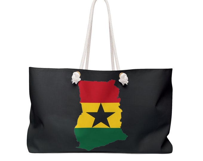 Marcus Garvey Buy Black RBG African Liberation Motherland Kwame Nkrumah Ghana Pro-Black Anti Racism Weekender Bag