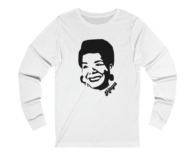 Maya Angelou Civil Rights Porgy and Bess Social Justice African Liberation Melanin Magic Longsleeve T Shirt Gift For Her