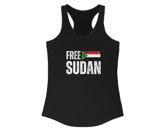 Racerback T Shirt Gift for Her Melanin Magic Free Sudan Khartoum African Liberation Reggae Music Buy Black Power Rasta