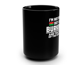 15oz Coffee Tea Mug Ibrahim Traore African Fashion Buy Black Liberation Thomas Sankara Motherland Burkina Gift Him Her Pan African