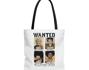 Harriet Tubman Assata Rosa Parks Angela Davis African Liberation Buy Black Power Civil Rights Melanin Queen Gift Anti-Racist Tote Bag Unisex