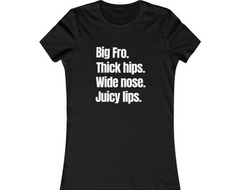 Black Power Woman Art Melanin Queen T-shirt Thick Goddess Self Love