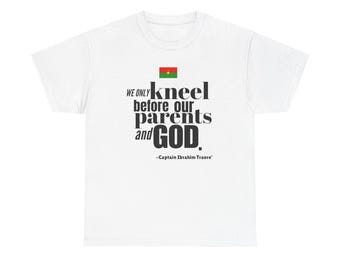 Ibrahim Traore African Fashion Buy Black Liberation Thomas Sankara Motherland Burkina Faso Unisex T-shirt Gift Him Her Pan African Rasta