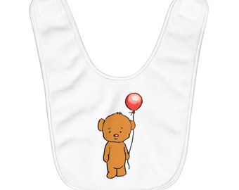 Buy Black New Mom Baby Shower Fleece Baby Bib Gift For Him Her Dad Infant Animal Lovers Teddy Bear Onesie Newborn Baby Food