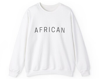 Sweatshirt Gift for Him or Her Rasta King Motherland Afrobeats Reggae Music Marcus Garvey African Fashion Buy Black Liberation Injera Jollof