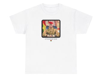 Ibrahim Traore African Fashion Buy Black Liberation Thomas Sankara Motherland Burkina Faso Unisex T-shirt Gift Him Her Pan African Rasta