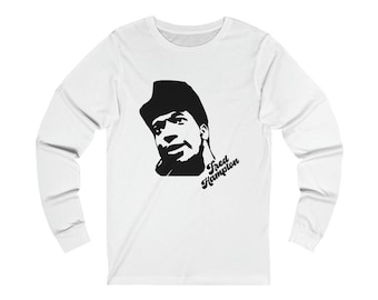 Fred Hampton Buy Black Liberation Black Panther Chicago African Fashion Rastafari Social Justice Unisex Longsleeve Tee Gift For Him Her