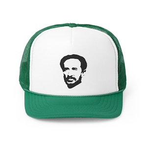 Haile Selassie Lion of Judah Rastafari Buy Black King Ethiopia African Liberation Reggae Music Lovers Trucker Cap Gift for Him Her, Dad hat