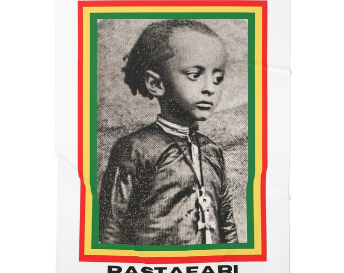 Baby Rastafari Haile Selassie Buy Black Liberation Newborn Infant Swaddle Blanket Gift for Him Her Baby Shower New Mom Dad Ethiopia Jamaica