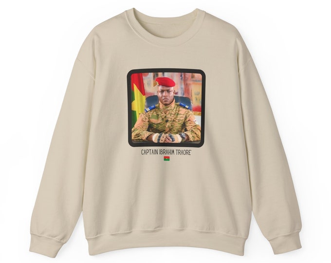 Ibrahim Traore African Fashion Buy Black Liberation Thomas Sankara Motherland Burkina Faso Unisex Sweatshirt Gift Him Her Pan African