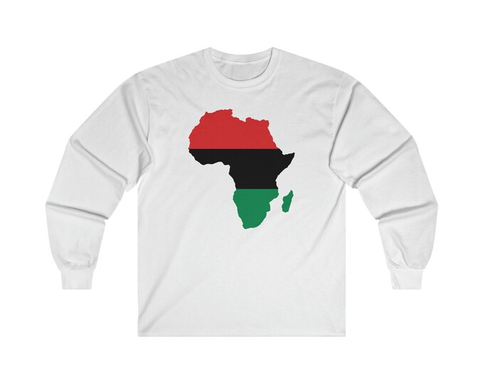 Marcus Garvey Melanin King Queen African Liberation Ghana Pro Black Buy Black Gift for Him Her Longsleeve T-shirt