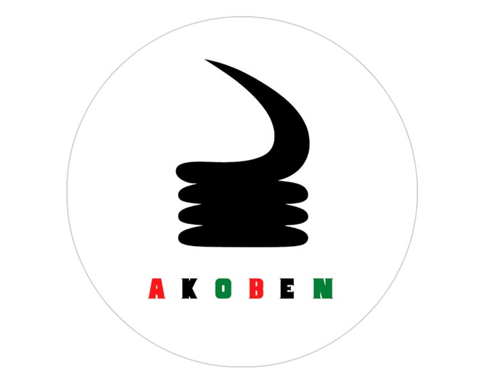 Akoben Ghana Style African Decor Adinkra Buy Black Indoor Outdoor Sticker Kwame Nkrumah