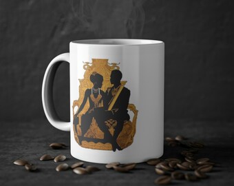 Buy Black Couple Love African Royalty Coffee Tea 15oz Mug Melanin Magic Gift for Her African Home Decor Black Excellence,African Couple Gift