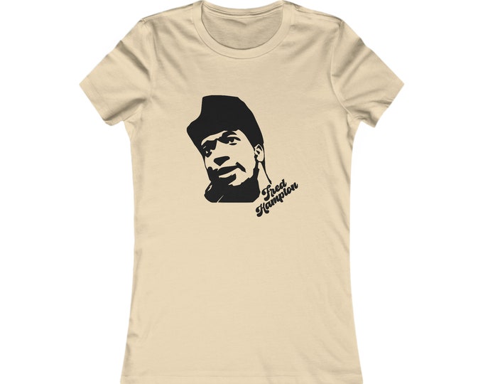 Fred Hampton Buy Black Liberation Black Panther Chicago African Fashion Social Justice Womans Cotton Tee Gift For Her
