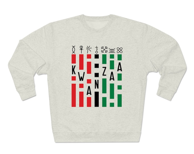Melanin Magic Kwanzaa Gift for Dad Buy Black Christmas Sweatshirt