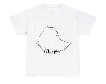 Ethiopia Lion of Judah Rastafari Haile Selassie African Fashion Buy Black Liberation Motherland Reggae Music Gift Unisex Heavy Cotton Tee