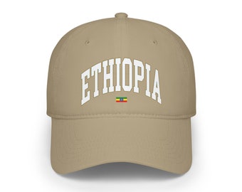Ethiopian African Fashion Motherland Lion of Judah Rastafari Haile Selassie Rasta Gift Reggae Music Unisex Baseball Cap