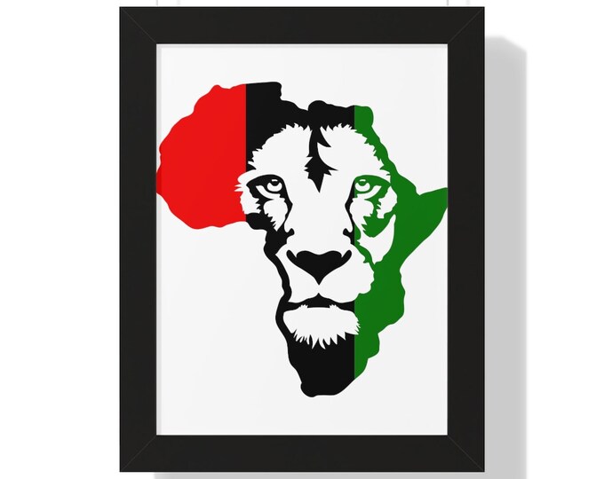 Lion of Judah Buy Black Liberation Africa Decor Motherland Wall Art