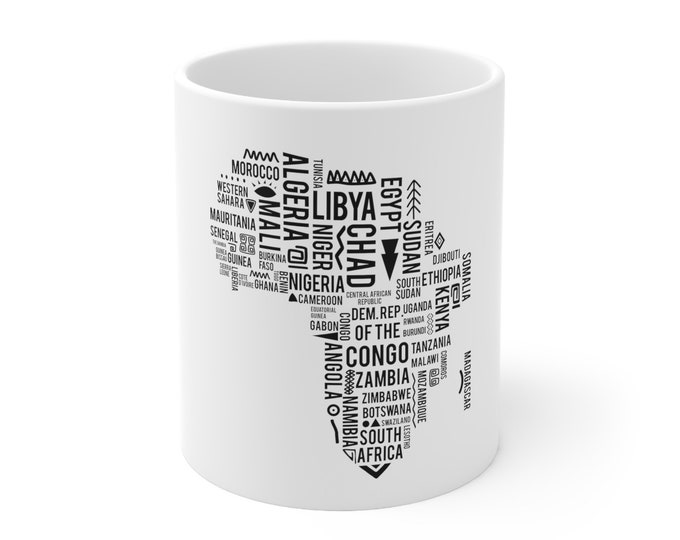 Melanin Rich Buy Black Love Gift for Queen Womens Empowerment African Fashion Gift for Her Carefree Black Essence Festival Ceramic Mug 11oz