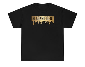 Blacknificent Melanin Queen Essence Festival Gift for Her Black Woman T-shirt