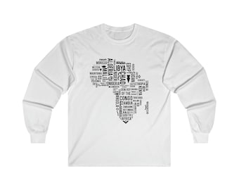 Marcus Garvey Melanin King Queen African Liberation Ghana Pro Black Buy Black Gift for Him Her Longsleeve T-shirt