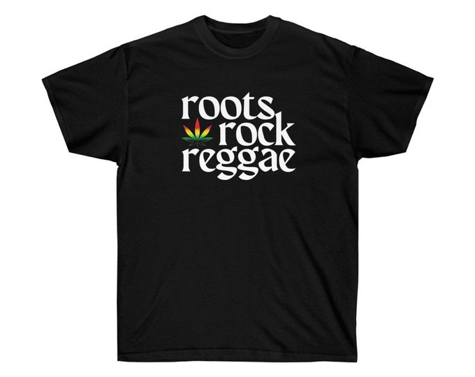 Reggae Music Lovers Rastafari Cannabis T-shirt Bob Marley