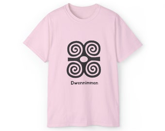 Dwennimmen Rams Horns Adinkra Akan Africa Culture Motherland Buy Black Rasta T Shirt African Fashion Gift for Him Her Black King Queen